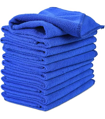 2 stuks Magic Cleaning Cloth | Microvezeldoek | Raamreinigingsdoekjes | Microvezeldoek voor glas | badkamer droogdoek | Pluisvrije doek voor auto's en glazen ramen (klein