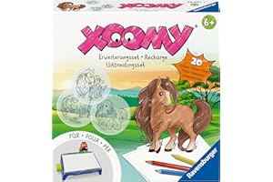 Ravensburger Xoomy Erweiterungsset Pferde - Erweiterungsset für den Xoomy Midi oder Maxi, Xoomy Erweiterung mit 20 neuen Motiven