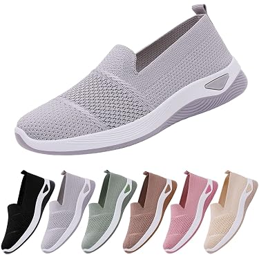 Damen Walking Schuhe Damen Flach-Sneaker – Leichte Slipper Für Wandern, Laufen & Fitness! Shoes For Women