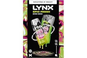 Lynx Epic Fresh Duo Gift Set with a body wash and a body spray perfect for any occasion 2 piece