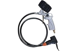 HVG Reifenfüller geeicht mit SKS Hebelstecker für Fahrradventil und Autoventil