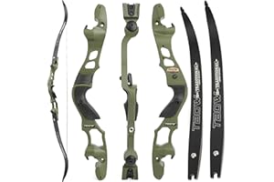 LIMAITY ILF Recurve Bow for Adult Youth Hunting 30-60Lbs 62" Takedown Recurve Bow Right Hand Recurve Bow Gordon Bow Limbs CNC Machining