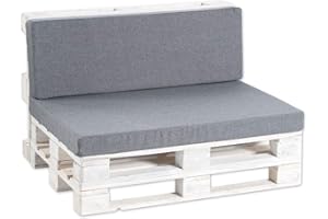 ‎GUTEKISSEN Gutekissen® Palettenkissen Palettenauflagen PF (Rückenlehne 120x60 glatt, Anthrazit)