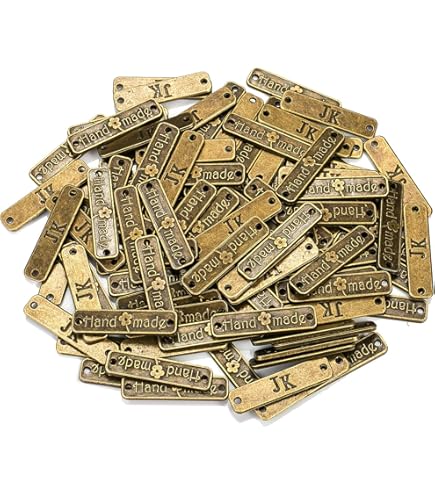 100 Bottoni In Legno Con Etichetta "Handmade" E "Love" - Per Cucito, DIY E Decorazioni - Foto 9