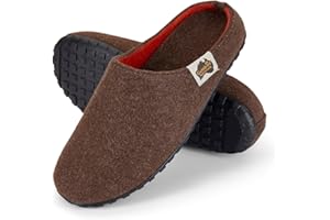 Gumbies Outback Slippers | Unisex House Shoes with Recycled Felt Upper, Recycled Rubber Outsole & Soft Plant-Based Insole | Cozy, Durable & Outdoor-Ready