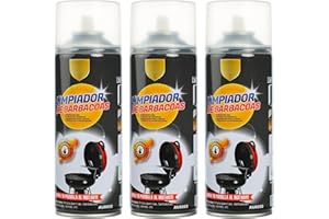Etrexonline Spray Limpiador Profesional para Parrilla, Horno y Barbacoa - Eliminador Potente de Grasa y Suciedad Incrustada - Seguro para Contacto Alimentario - 400ml, 3 Unidades