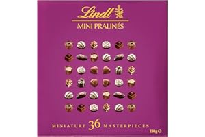 Lindt Mini Praline XL, Scatola Regalo Cioccolatini assortiti, Confezione da 180 g