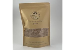 Harry J's Cold Smoking Dust Multiple Flavours Hickory Cherry Apple Whisky Oak Beech Alder Maple & Dust Blends (Beech, 100g pouch)
