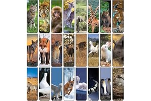FZSECRIU 24 pz Segnapagina Magnetici Gadget Ufficio Segnalibri Animali Gadget Compleanno Bambini Set Cancelleria Segnalibro Bambini