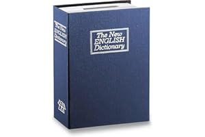 SAFE nascondi soldi segreto piccolo con fessura | cassetta portavalori libro | cassa forte per soldi piccola | 115 x 80 x 43 mm (s)