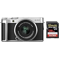 Fujifilm X-A7 24.2 MP Mirrorless Camera with XC 15-45 mm Lens (APS-C Sensor, Large 3.5" Vari-Angle Touchscreen…