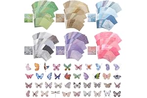 Candcamp 680 Sheets Scrapbook Paper Set, 600 Sheets Vintage Scrapbook with 80 Stickers, 3.15 in Textured Paper Patterned for Journaling Supplies, DIY Decorative Craft