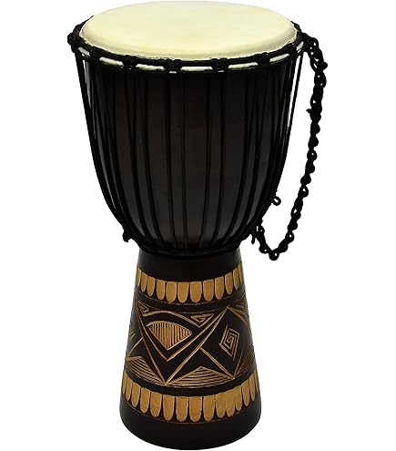 Dilwe Ziegenhaut Trommelfell 400mm - Für Bongo, Djembe & Afrikanische Trommeln, Mit Kollagenfasern