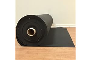 The Felt Store Tela Neopreno, 1,3 cm Espesor, 30,5 cm Anchura, 137 cm Longitud, Estera de Neopreno, Neopreno Cortado a Medida para sellar y aislar, Repelente al Agua