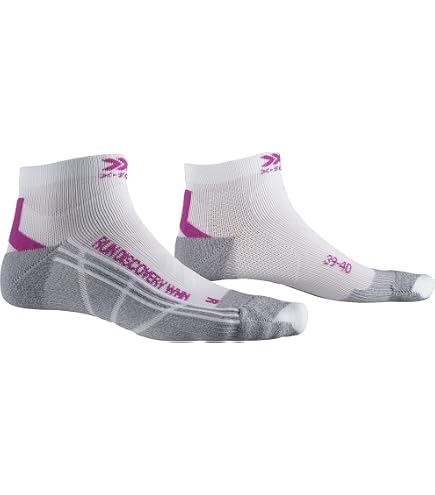 Chaussettes De Randonnée X-SOCKS Trek Silver Pour Femme - Thermorégulation, Anti-odeurs - Renforts Cheville/talon - Anatomiques Gauche/droit - Garantie 2 Ans