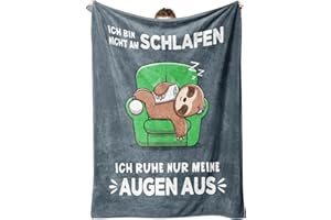 Niyewsor Geschenke für Männer Weihnachten, Lustige Kuscheldecke Geburtstagsgeschenk für Männer, Geburtstag Geschenk Opa Papa Geschenk Mann Rentner Papa Vater Weihnachten Geschenkideen