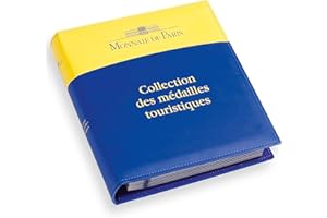 Leuchtturm 328823 Album numismatique Classic-Design Collection des médailles touristiques INCL. 8 Feuilles de Monnaies