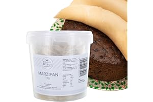 CULPITT SELECT Culpitt Ready To Roll Marzipan Icing | 1kg | For Cakes, Treats, Easter, Christmas | Resealable Pack