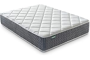 beloBed Colchones 180x200 Colchón Viscoelastica Reversible Altura 24 cm Firmeza Media Resistente Transpirable Enrollado Comodo. Dawnrest