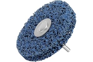 Shineboc CSD Scheibe,100mm CBS Reinigungsscheibe Grobreinigungsscheibe CBS Schleifscheibe Schleifscheiben für Bohrmaschine von Farbe, Rost, Oxidation Reinigen & Entfernen(Blau)