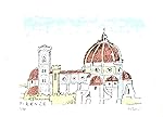 Stamperia D'Arte Busato: "Firenze" - Vico Calabr&ograve; - litografia a quattro colori. Numerate e firmate dall'artista.