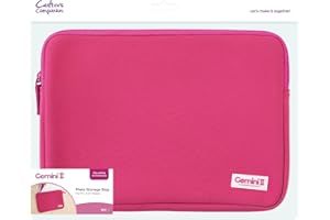 CRAFTER'S COMPANION Gemini II Accessories-9" x 12" Plate Storage Bag-Features Zip Closure [GEMII-Acc-PSB], 9"x12"
