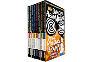Demon Headmaster Series 8 Books Collection Set by Gillian Cross (Prime Minister's Brain, Revenge, Strikes Again, Takes Over, Facing, Demon Headmaster, Total Control & Mortal Danger)