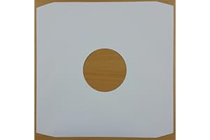 PANMER Papier-Plattenhüllen, 30,5 cm, Weiß, 50 Stück