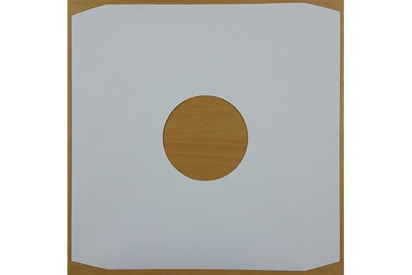 50 Feuillets intérieurs pour disques 30,5 cm en papier Blanc