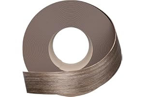 GSCIT Club Walnut Edge Banding, 38mm x 7.6m roll of Veneer Edge Banding - Pre-glued Flexible, Real Wood Tape for Cabinet Repair & Furniture Restoration