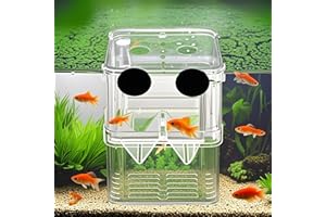 FGXY Incubadora De Plástico Flotante Para Cría De Peces, Doble Capa para Acuario, para Peces Agresivos Lesionados y Camarones Pequeños