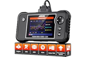 ANCEL FX2000 OBD2 Scanner Diagnosi Auto per Motore Trasmissione ABS SRS 4 Sistemi Scanner Diagnostica Automatico Lettore di Codici Strumento Diagnostico Professionale OBDII 10 Funzioni