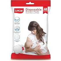 Buy LuvLap Ultra Thin Honeycomb Nursing Breast Pads, 48pcs ...