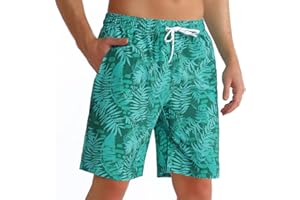 ELETOP Men's Swimming Shorts Swim Trunks Quick Dry Board Shorts Men Performance Beach Shorts Surfing Shorts with Mesh Lining S-4XL
