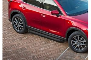 J&J AUTOMOTIVE | Basic Black Aluminium Side Skirts with ABE, Compatible with CX-5 from 2017, Kit of 2 pieces (Left and Right), Mounting Material Included