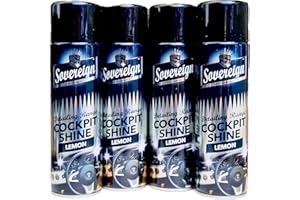 SMARTRICH Sovereign Car Dashboard LEMON Cockpit Shine Cleaner Scented Spray 4 x 500ml