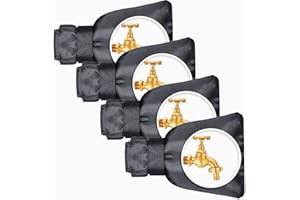 ESTHER BEAUTY Winter Outdoor Faucet Covers Waterproof Thickened Faucet Jackets, Thermal Tap Jacket Used to Warm from Freezing Bursting ,Reusable Outside Faucet Insulated Cover Socks