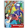 TARGET PUBLICATIONS Spiral Notebooks | 300 Pages Ruled Paper | A4 Size Paper | Spiral Binding Single Line Book | Useful as Writing Book Rough Copy or College Notes | 8.27 inch x 11.69 inch | GSM 57