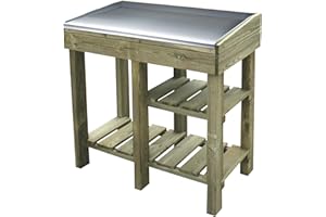 FOREST STYLE Planting table Florine 80X43X85 CM Zinc Plate