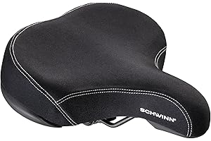 Schwinn Comfort Bike Seat, Saddle and Seat Covers, Multiple Colors