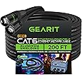 GearIT Cavo Ethernet CAT6, connettori RJ45 compatibili con EtherCON, per audio professionale, schermato in alluminio, rame pr