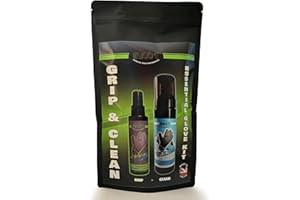 GK01 Grip & Clean Essential Goalkeeper Glove kit - 1 bottle of GK01 get a grip original grip spray 120ml and 1 bottle of keep it clean foam glove cleaner 200ml