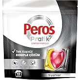 PEROS Pratik Siyahlar 17'li &Ccedil;amaşır Kaps&uuml;l&uuml;