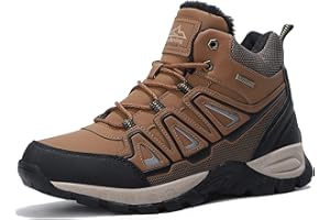 ARRIGO BELLO Stivali Uomo Scarpe Invernali Scarponi Stivaletti da Trekking Neve Caldo Pelliccia Fodera Passeggio Scarponcini Taglia 41-46
