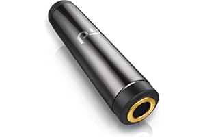 CSL-COMPUTER CSL - Adattatore Jack Femmina Femmina - Raccordo Spinotto di Metallo Pieno, con Dimensioni perfette - 2 Prese per Jack da 3,5mm - Serie Premium HQ