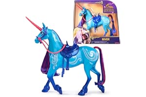 Unicorn Academy - L'Ecole des Licornes - Licorne River 28 Cm - Licorne River Pour Poupée Isabel - Jouets Inspirés De La Série L'Ecole des Licornes - Jouet Enfant 4 Ans et +