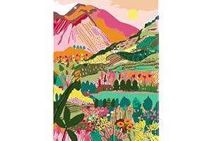 AIRDEA Rainbow Mountain Paint by Numbers Adult, Paint by Number Kits on Canvas with Brushes, Oil Hand Painting Art Crafts Kits for Adults, Home Decor 30x40CM