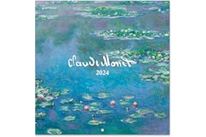 Grupo Erik - Calendrier Mural 2024 Monet | Calendrier Mensuel 30 x 60 cm, Certifié FSC, en Français