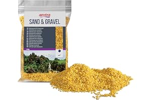 Amtra WAVE Gravier Quartz Ceramisé pour Aquariophilie, Jaune, 5 kg