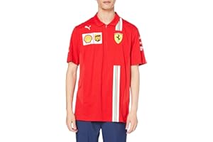 PUMA Men's Scuderia Ferrari Herren Poloshirt Polo Shirt